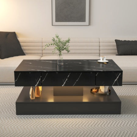 LED Coffee Table,Modern Coffee Table For Living Room,Living Room Tables | Sizonic