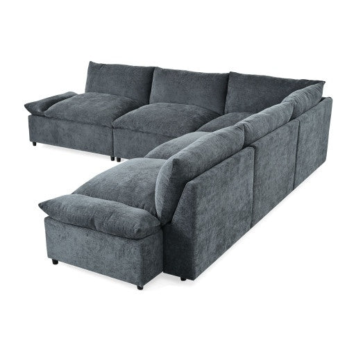 Durable Polyester Upholstery, Plush Cushions, Hidden Storage Compartments, Living Room, Lounge | Sizonic