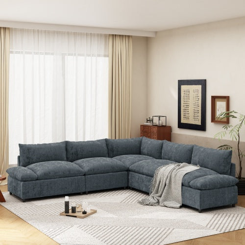 Durable Polyester Upholstery, Plush Cushions, Hidden Storage Compartments, Living Room, Lounge | Sizonic
