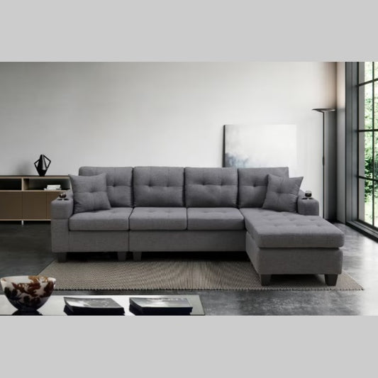 Fabric Sectional Sofa | Sizonic