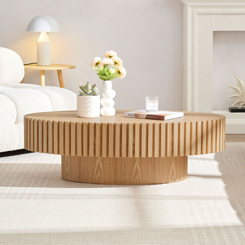 Modern Handmade Drum Coffee Table | Sizonic
