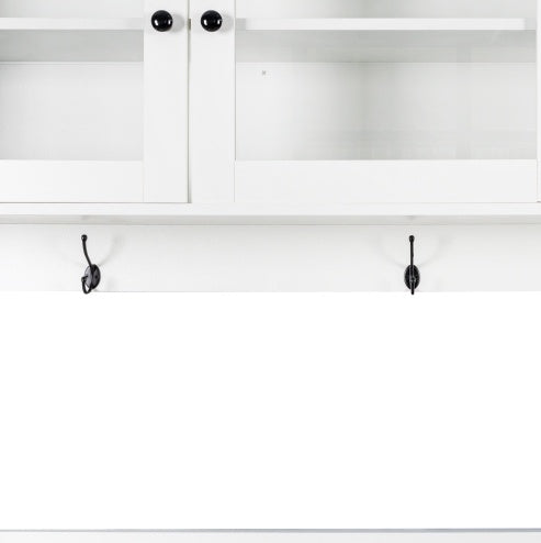 Large Kitchen Cabinet, Pantry Cabinets Storage Cupboard 4 Doors, 4 Drawers & Microwave Shelf | Sizonic