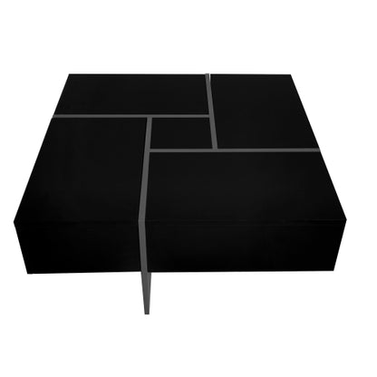 Unique Design Coffee Table With 4 Hidden Storage Compartments | Sizonic