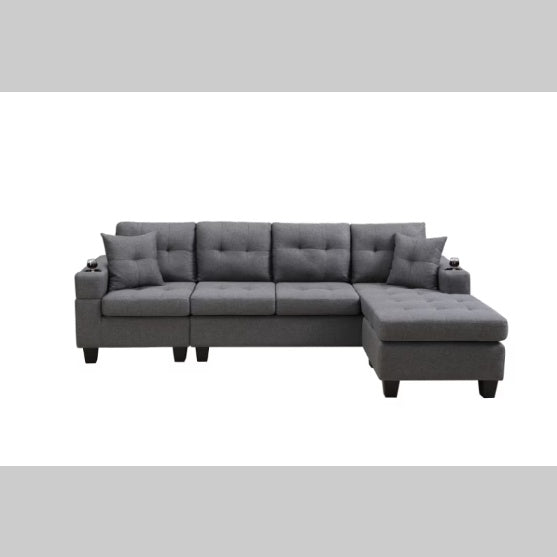 Fabric Sectional Sofa | Sizonic