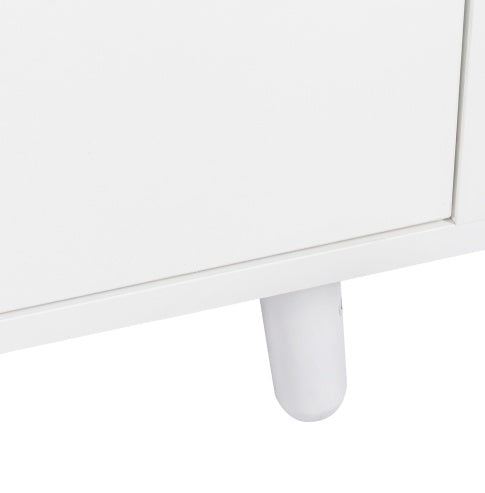Large Kitchen Cabinet, Pantry Cabinets Storage Cupboard 4 Doors, 4 Drawers & Microwave Shelf | Sizonic