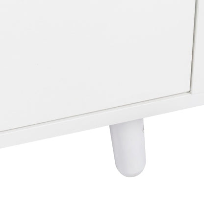 Large Kitchen Cabinet, Pantry Cabinets Storage Cupboard 4 Doors, 4 Drawers & Microwave Shelf | Sizonic